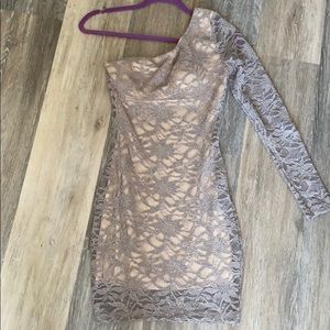 Off the shoulder sparkly dress